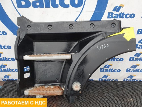 Корпус подножки левый